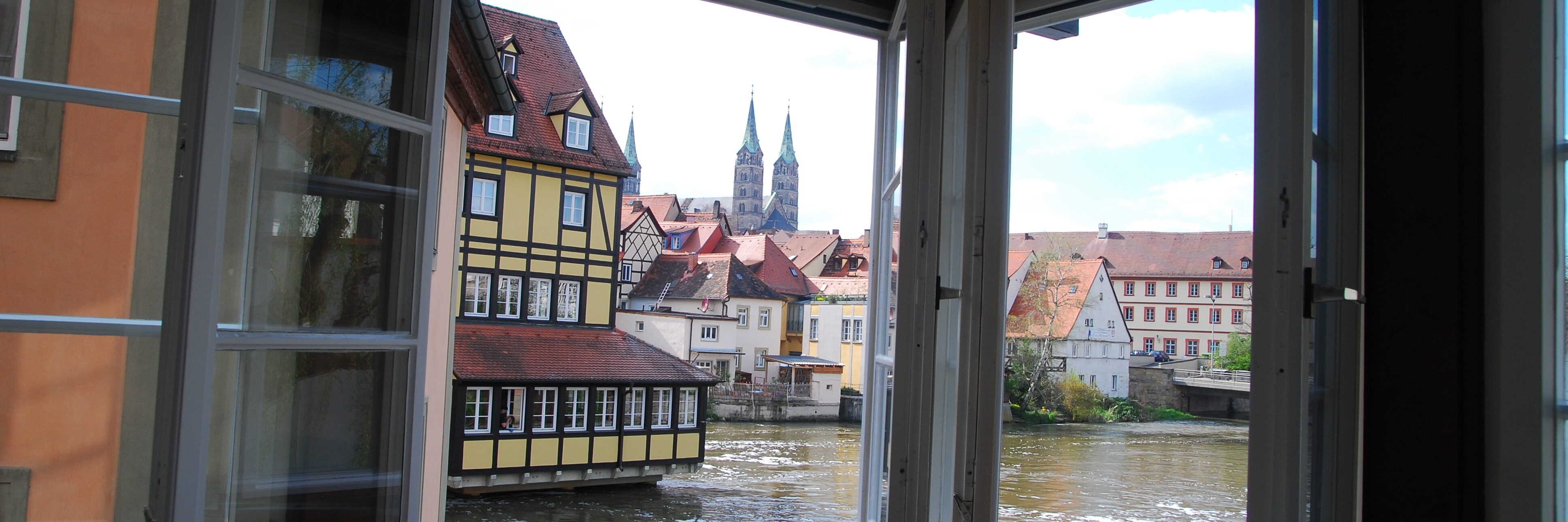 Studierendenwohnheim Obere Mühlen, Blick aus Fenster